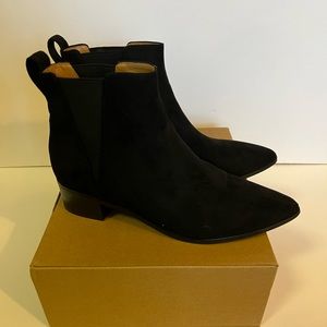 J.Crew Factory Fallon Microsuede Ankle Boots size 8
